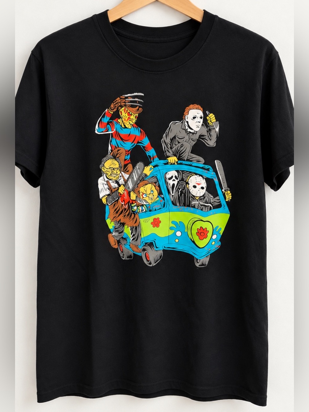 Halloween Scooby Doo bus Tee